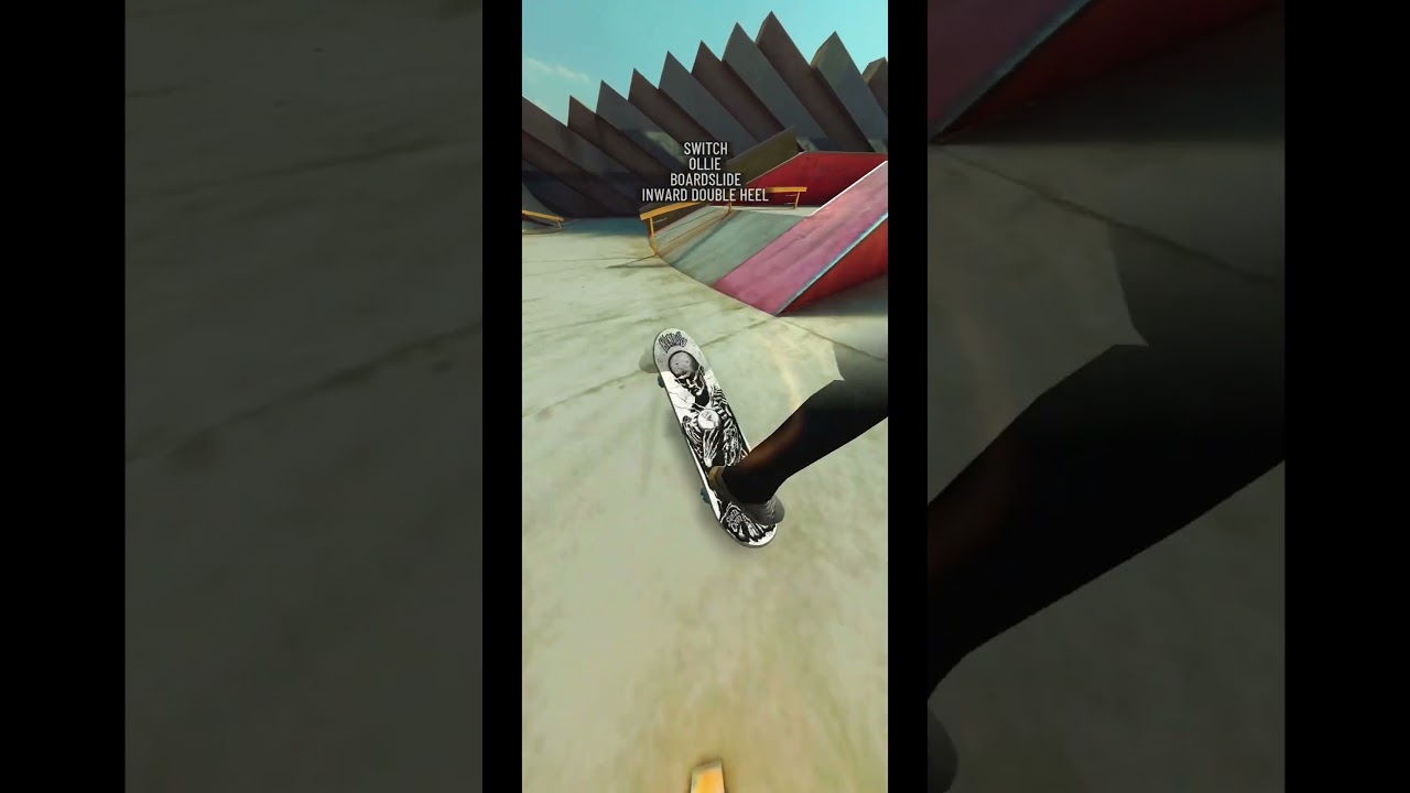 Clean rail transfer in true skate realistic mode
