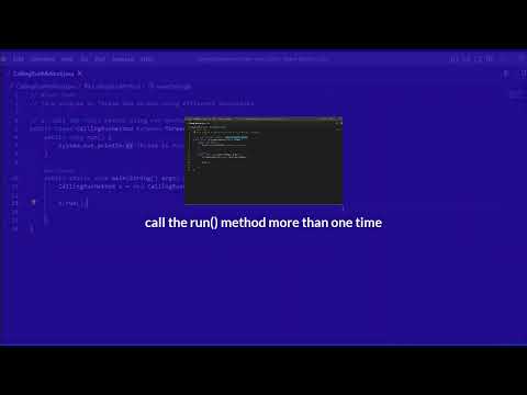 Java program calling thread Run() Method More than one Time 🤔? || java program #dsa #java