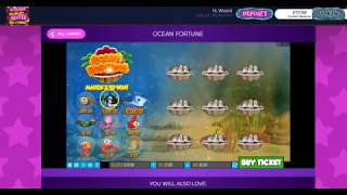 Ocean Fortune Slot Game on Wizardslots.com screenshot 1