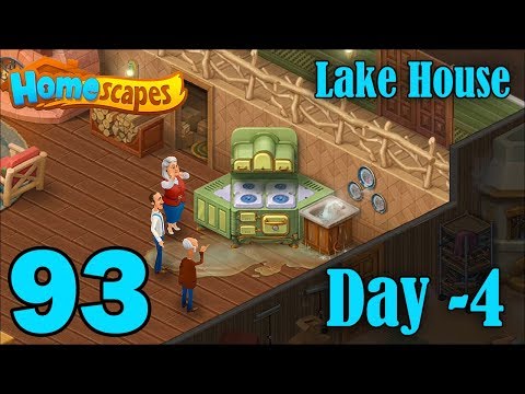 Homescapes Story Walkthrough Gameplay - New Lake House - Day 4 - Part 93