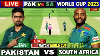 Live: PAK Vs SA, ICC World Cup 2023 | Live Match Centre | Pakistan Vs South Africa | 1st Innings