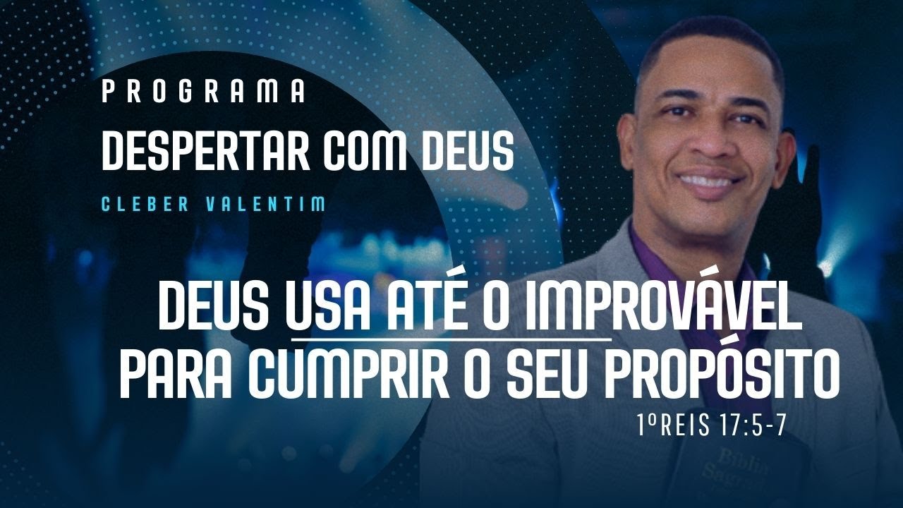 DCD - Deus usa até o improvável para cumprir o seu propósito. 1°Reis 17 ...