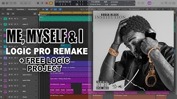 Kodak Black - Me, Myself & I (Logic Pro Remake + Free Logic Project)