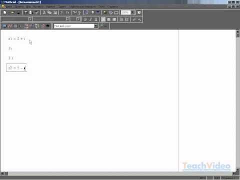 Комплексные числа в MathCAD 14 (24/34)