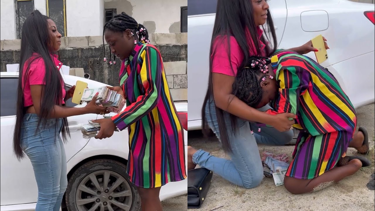 Ene’s reaction after get 800k cash from my fans