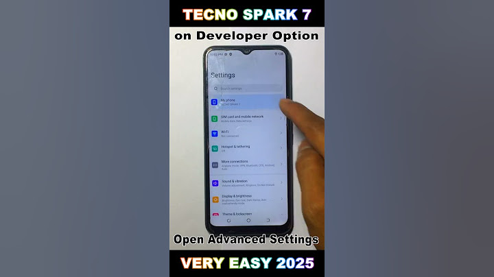 Tecno Spark 7 Mein Developer Option Kaise on Kare 2025 | How to on Developer Option in Tecno Spark 7
