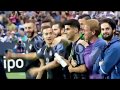 شاهد احتفال لاعبي ريال مدريد بلقب الدوري الاسباني -  2017 - HD