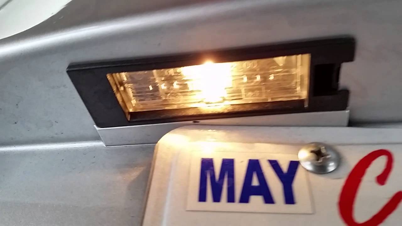 gm license plate light