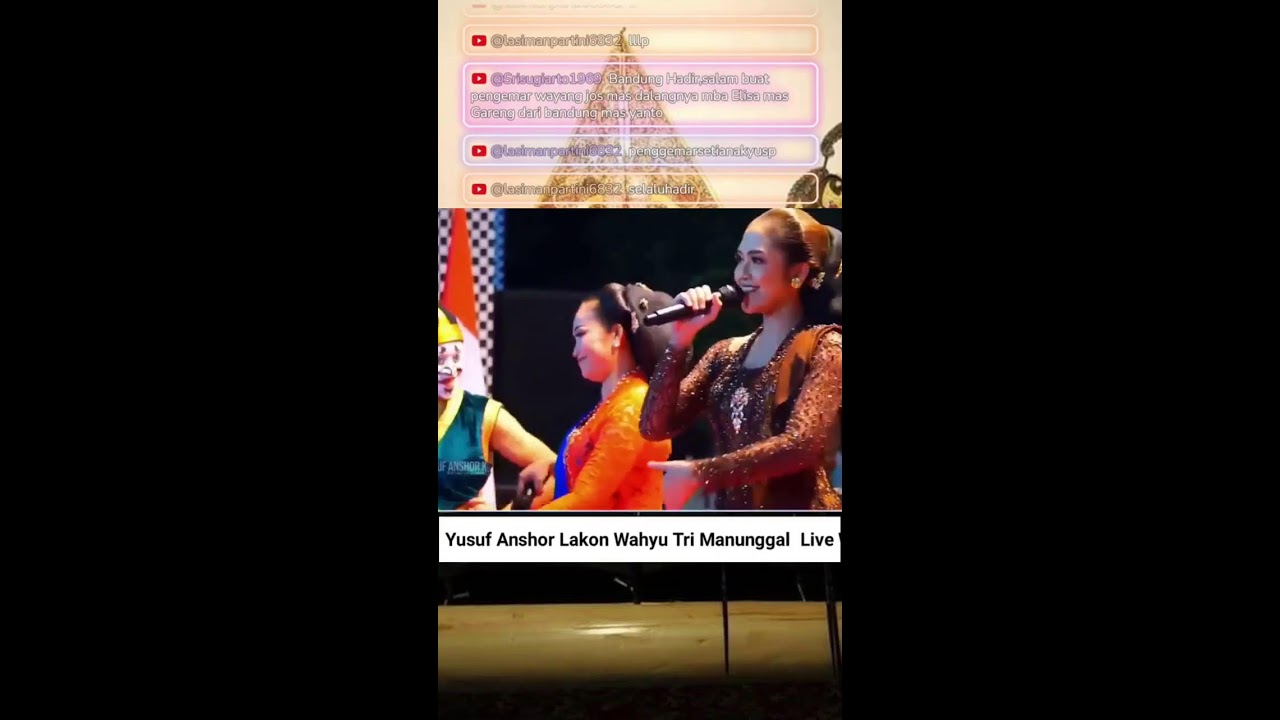 Live Delay Wayang Kulit Dalang Ki Yusuf Anshor Lakon Wahyu Tri Manunggal
