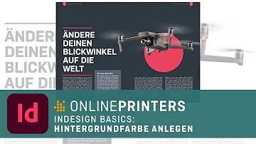 Wie ändert man die Hintergrundfarbe bei InDesign?