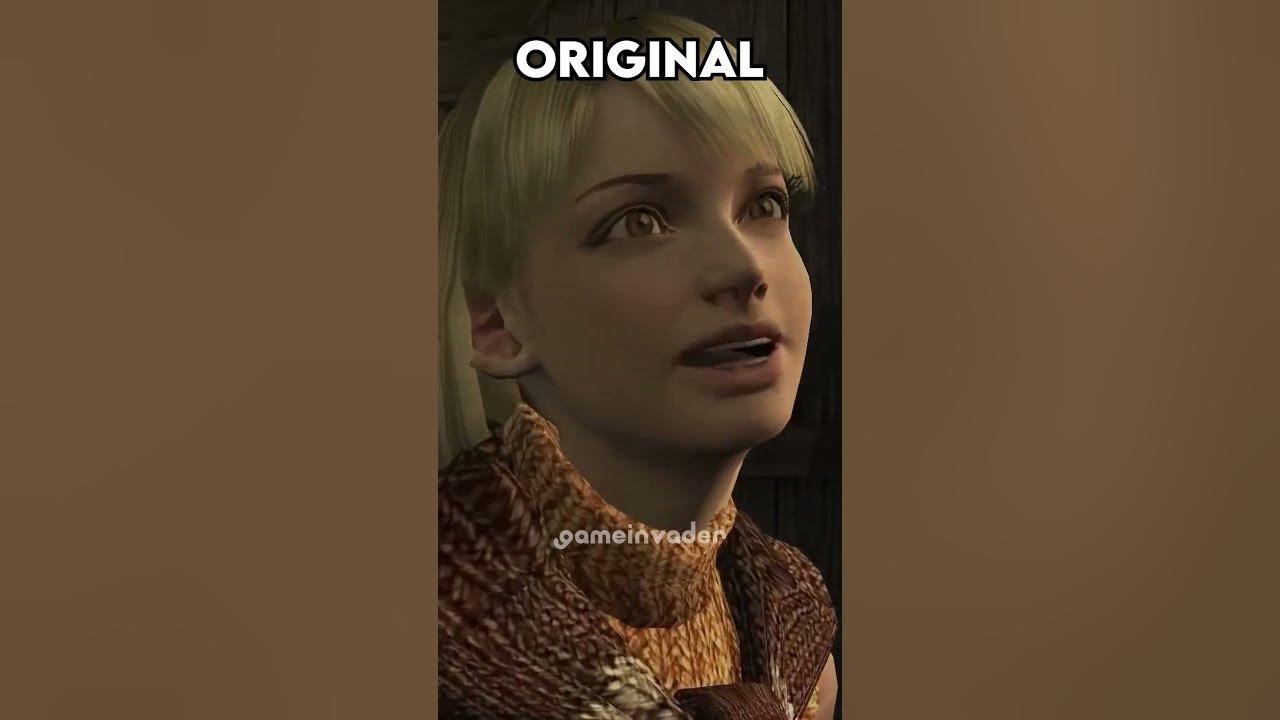 ASHLEY WAS CUTE BEFORE, NOW SHE'S HOT Resident Evil 4 Original and  Remake Comparison 