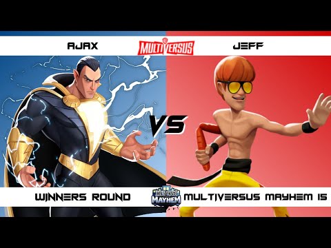 MultiVersus Mayhem 15 Winners Round AJAX (Black Adam) vs Jeff (Shaggy) MultiVersus Tournament