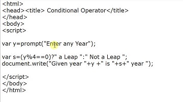 Conditional Operator in JavaScript in Hindi || By : Anu Monga