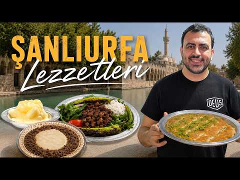 ŞANLIURFA LEZZETLERİ | Ciğer Kebabı, Sade Yağ, Tirit, Künefe, Çiftlikte Öğle Yemeği ve Balıklıgöl