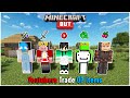 Minecraft but youtubers trade op items  raju gaming