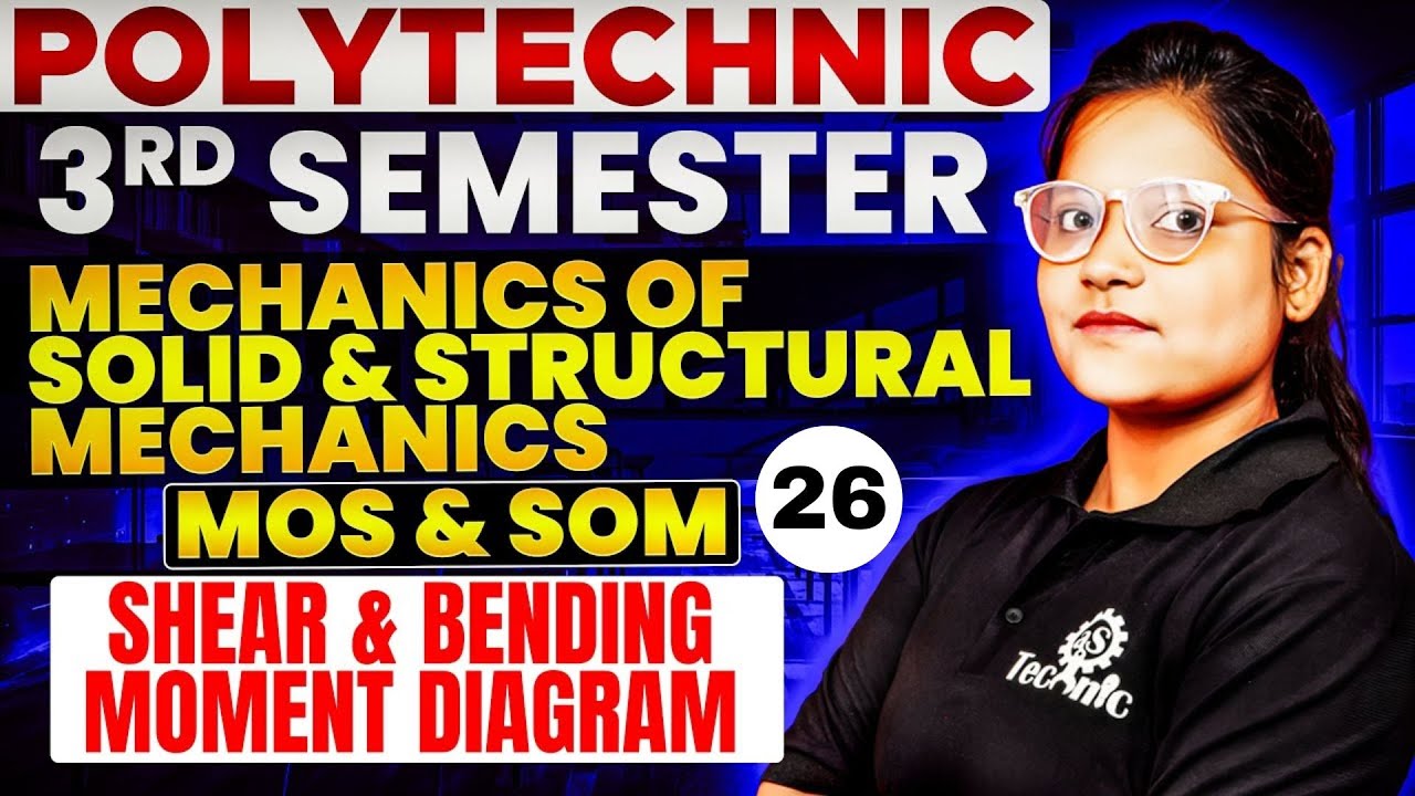 MOS / SOM For civil & Mechanical Engineering 3rd Semester | Polytechnic 3rd semester 