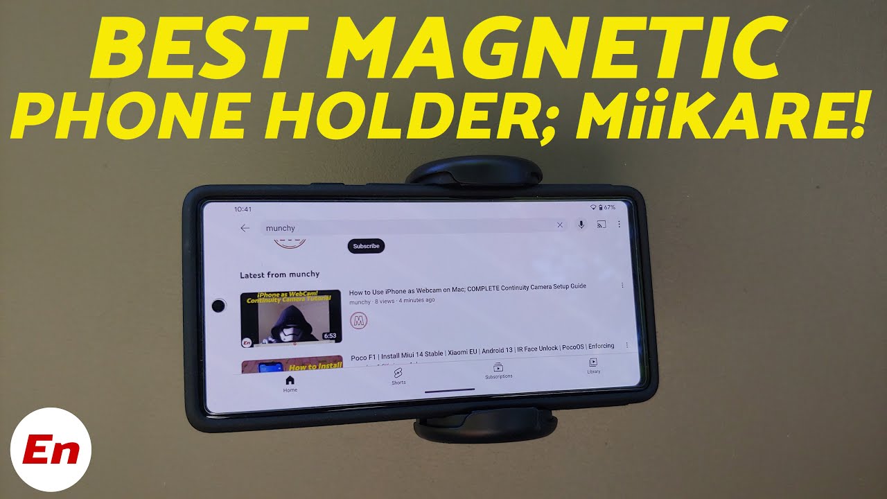BEST Phone Holder from MiiKARE; Strong & Sturdy! YouTube