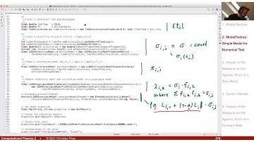 Lecture Computational Finance 2 / Appl. Math. Fin. 18: Discrete Term Structure Models (5)