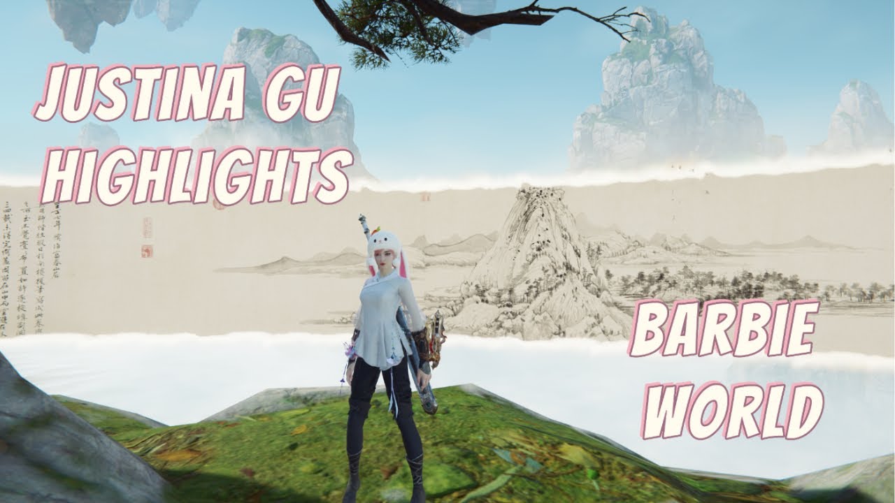 Naraka: Bladepoint Justina Gu Highlights - Barbie World - YouTube