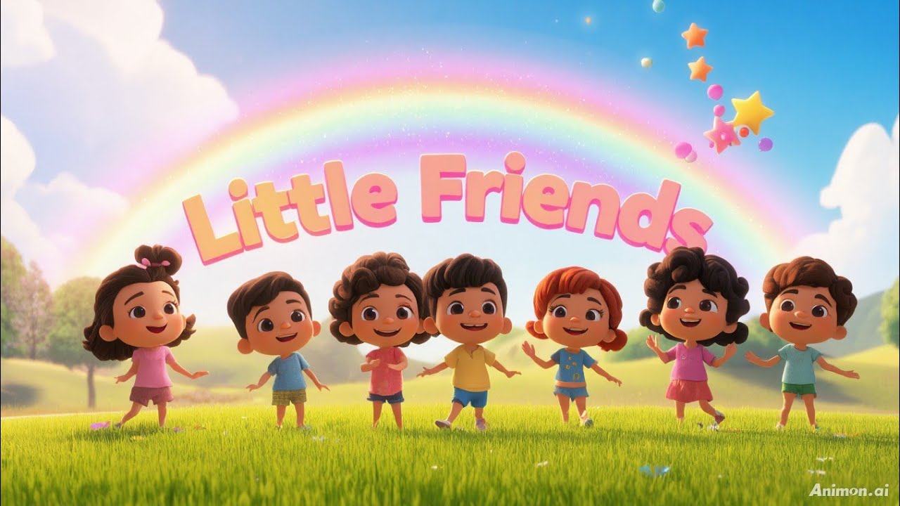 Happy Little Friends – Fun & Cute English Kids Song | Nursery Rhyme ...