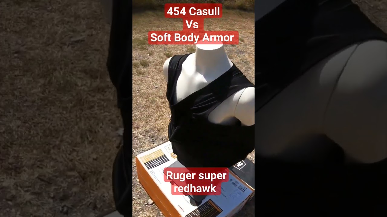 454 Casull против Soft Body Armor. Ruger Super Redhawk.