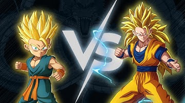 SS Trunks (Kid) vs SS3 Goku (End) - Dragon Ball: Sparking! Zero
