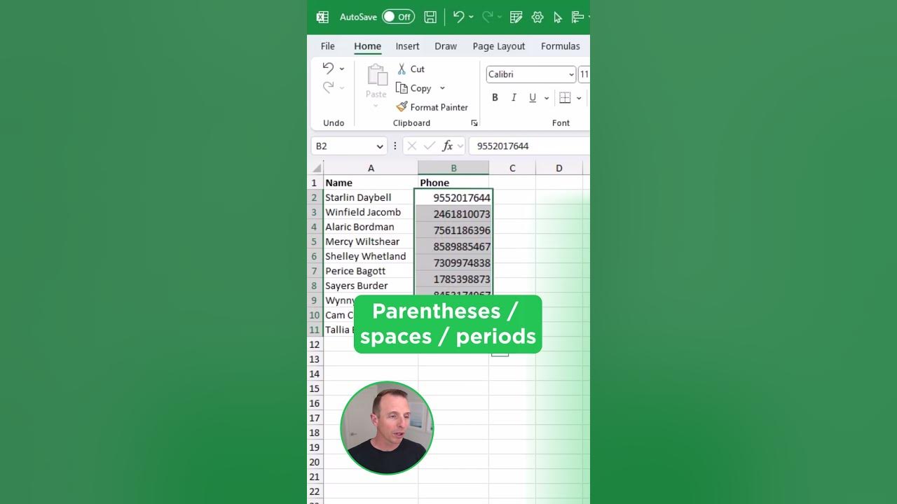 Excel Formatting Cleanup: Shortcut to Cleanup Data