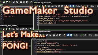 GameMaker - Let's make PONG! What could possibly go wrong? [basic tutorial & demonstration]