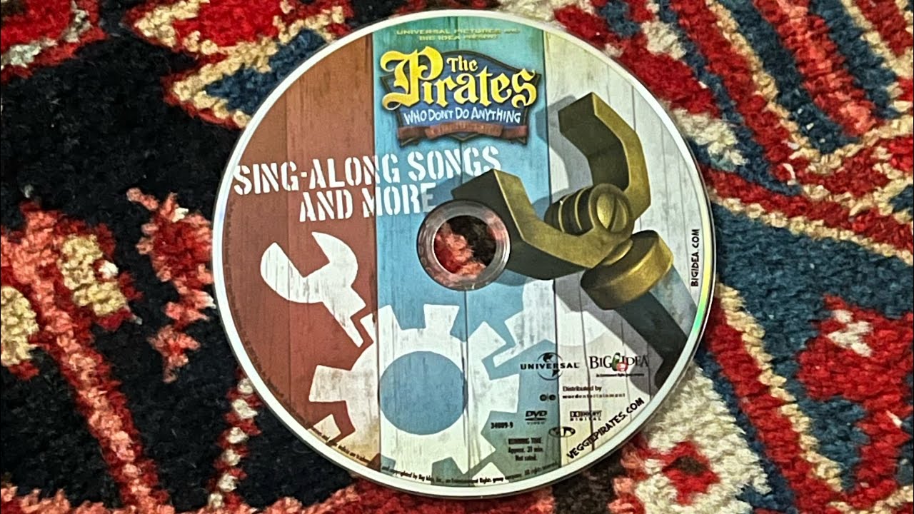 VeggieTales “Pirates sing-along songs & more!” 2007 DVD menu walkthrough