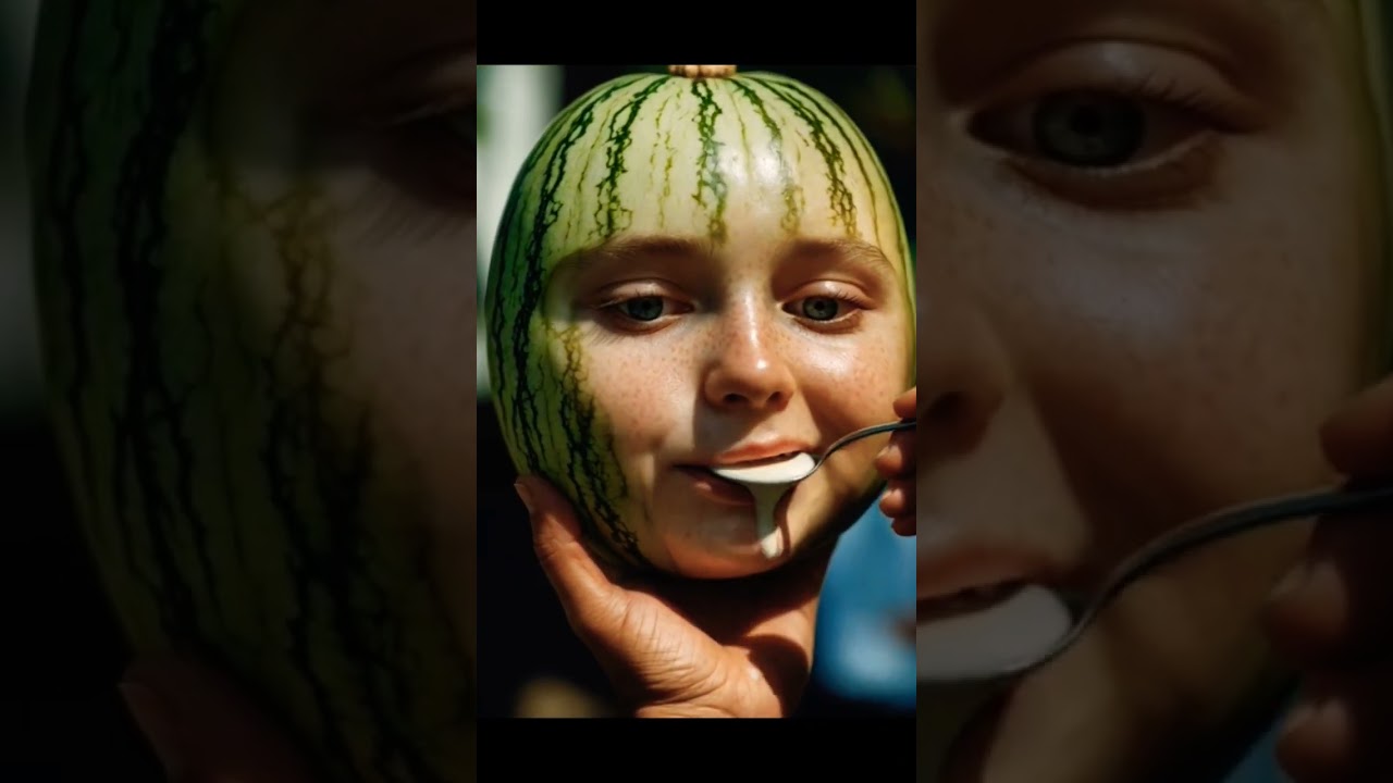 Feeding a Realistic Human-Faced Fruit — You Won’t Believe This!