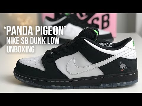 sb dunk x staple panda