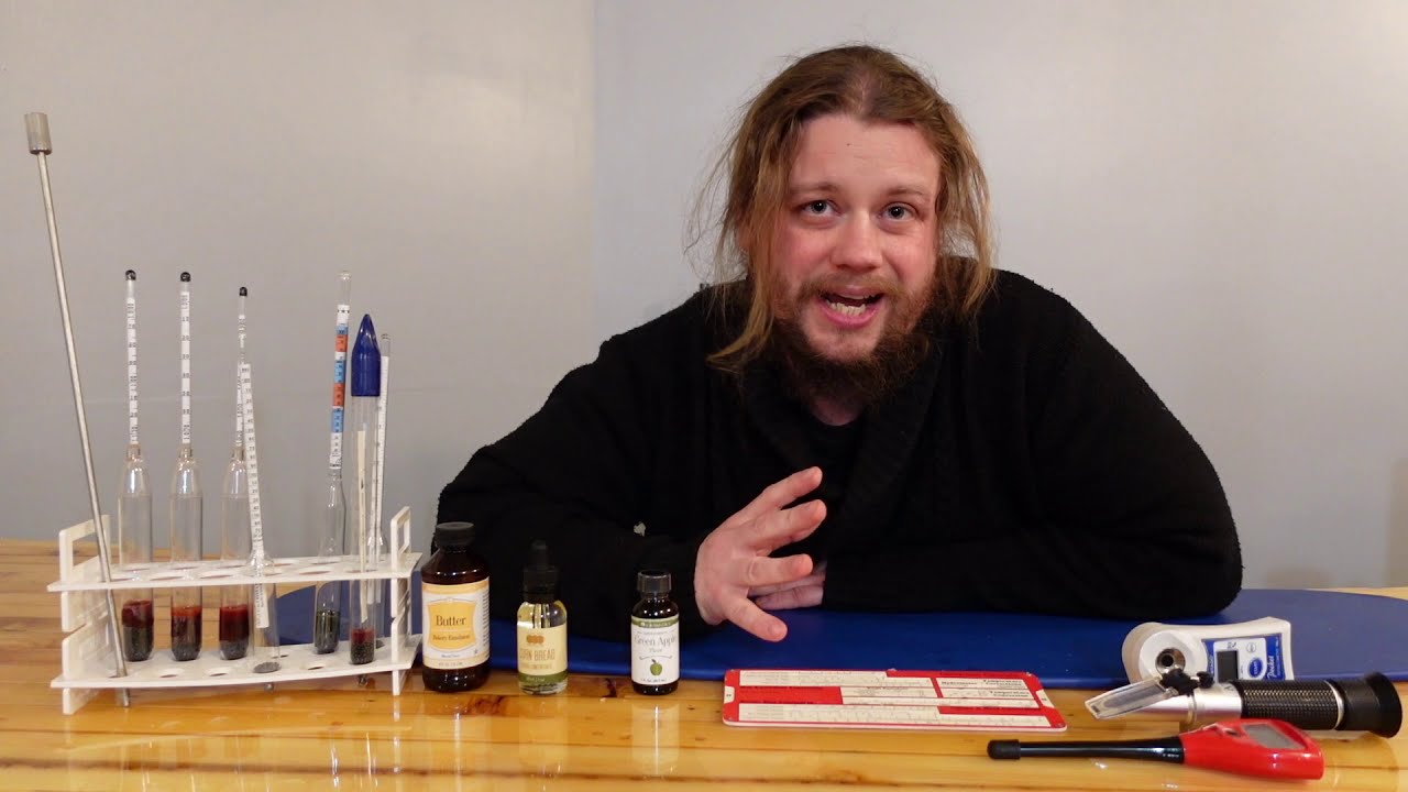 Making a beer OffFlavors Kit With Perfect World Pat DIY home brewery