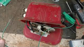 An OLD 1940's Electro-Line Mechanical Electric Fence Charger In My  Collection - YouTube  Vintage Electric Fence Charger Wiring Diagrams    YouTube