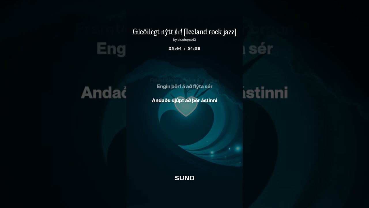 Gleðilegt nýtt ár! Iceland rock jazz