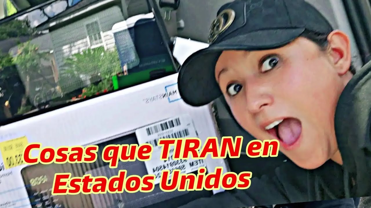 Cosas que TIRAN en Estados Unidos INCREIBLE 