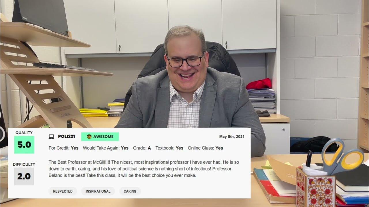McGill Political Science Professors Read Rate My Professor Reviews(06)