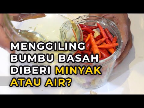 Rendang Daging (2/4) - Cara Menghaluskan Bumbu