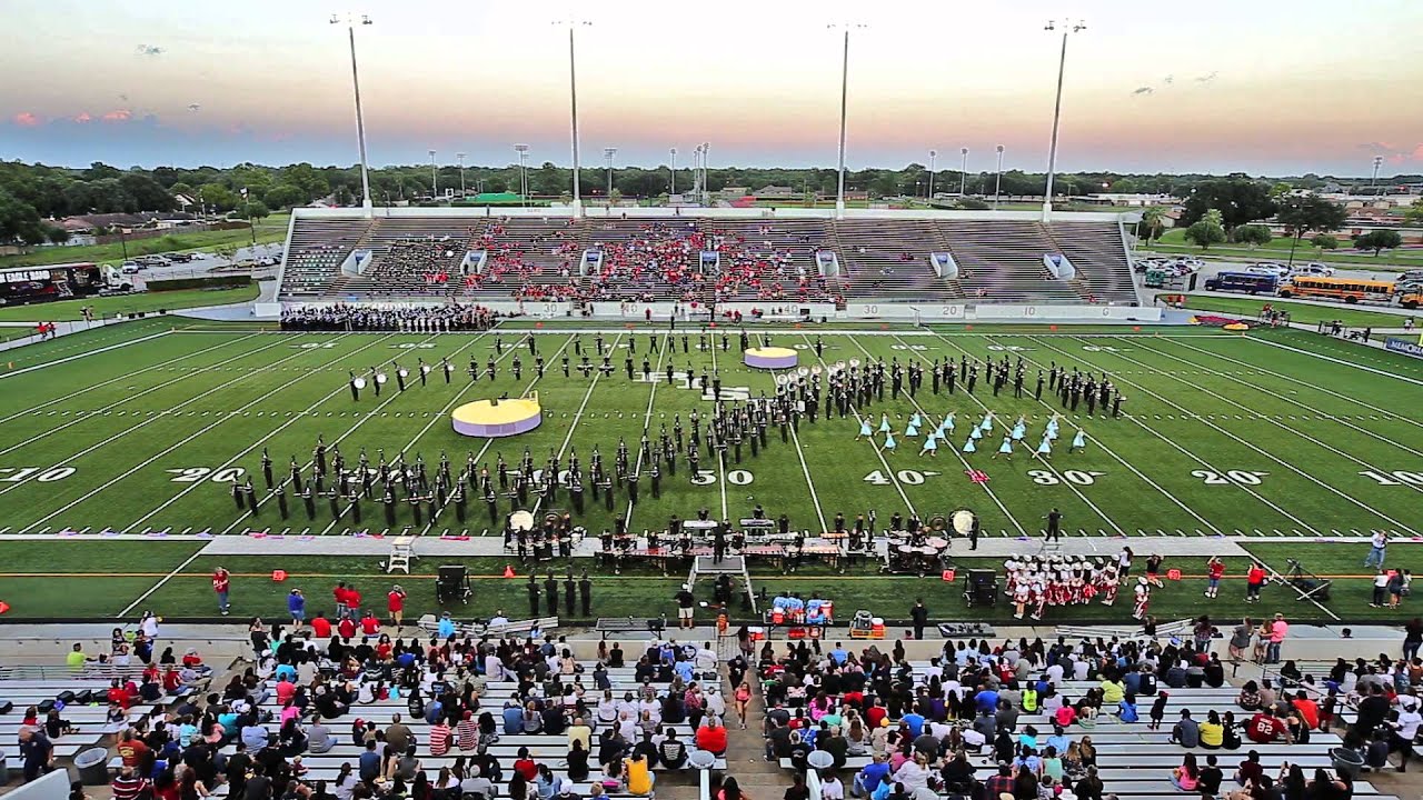 Dawson High School Eagle Marching Band and Catalyst Color Guard