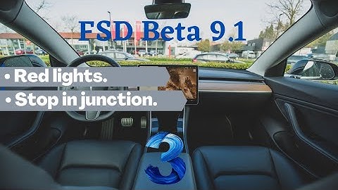 Tesla FSD Beta 9.1 video Pt.3: Testing red light errors on Tesla Vision. Tesla Autopilot crash test