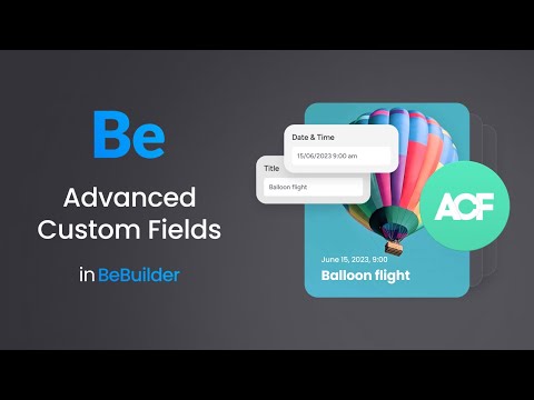 Advanced Custom Fields (ACF) in Action with BeBuilder