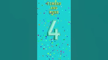 10 Second Foil Balloon Numbers Countdown Timer