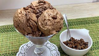 10 dakikada Çikolatalı Dondurma  hazırlayın/Katkısız Ev Yapımı  Dondurma