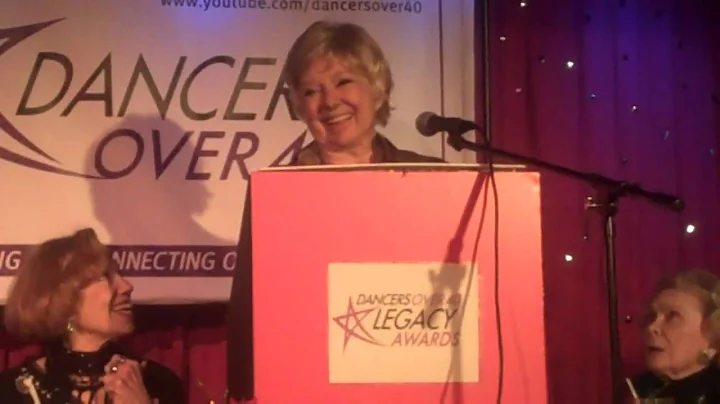 Margery Beddow at Dancers Over 40 Awards Ceremony