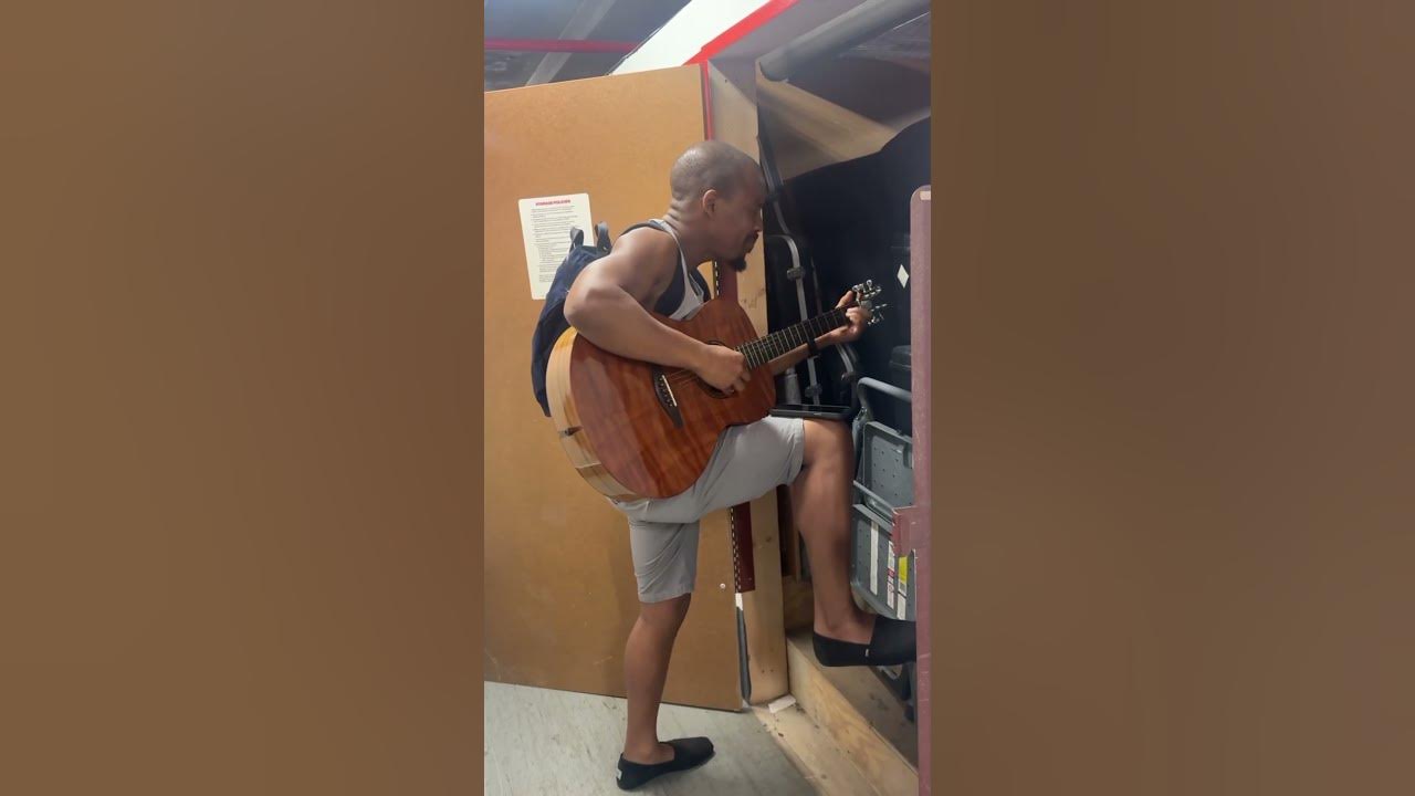 Here’s a lil of “Black Man Blues” by yours truly, live from a storage unit near you #cover #shorts