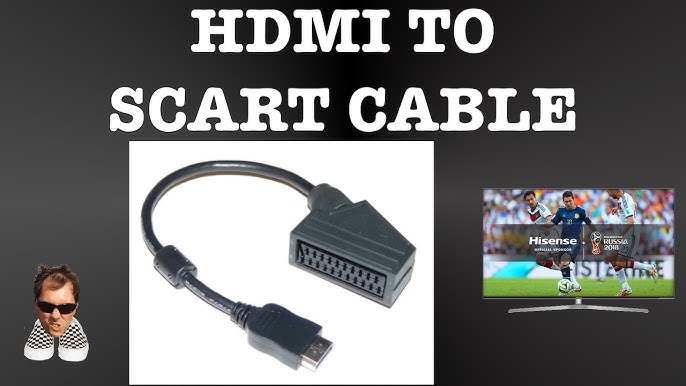 Adaptador Euroconector (SCART) a HDMI FULL HD