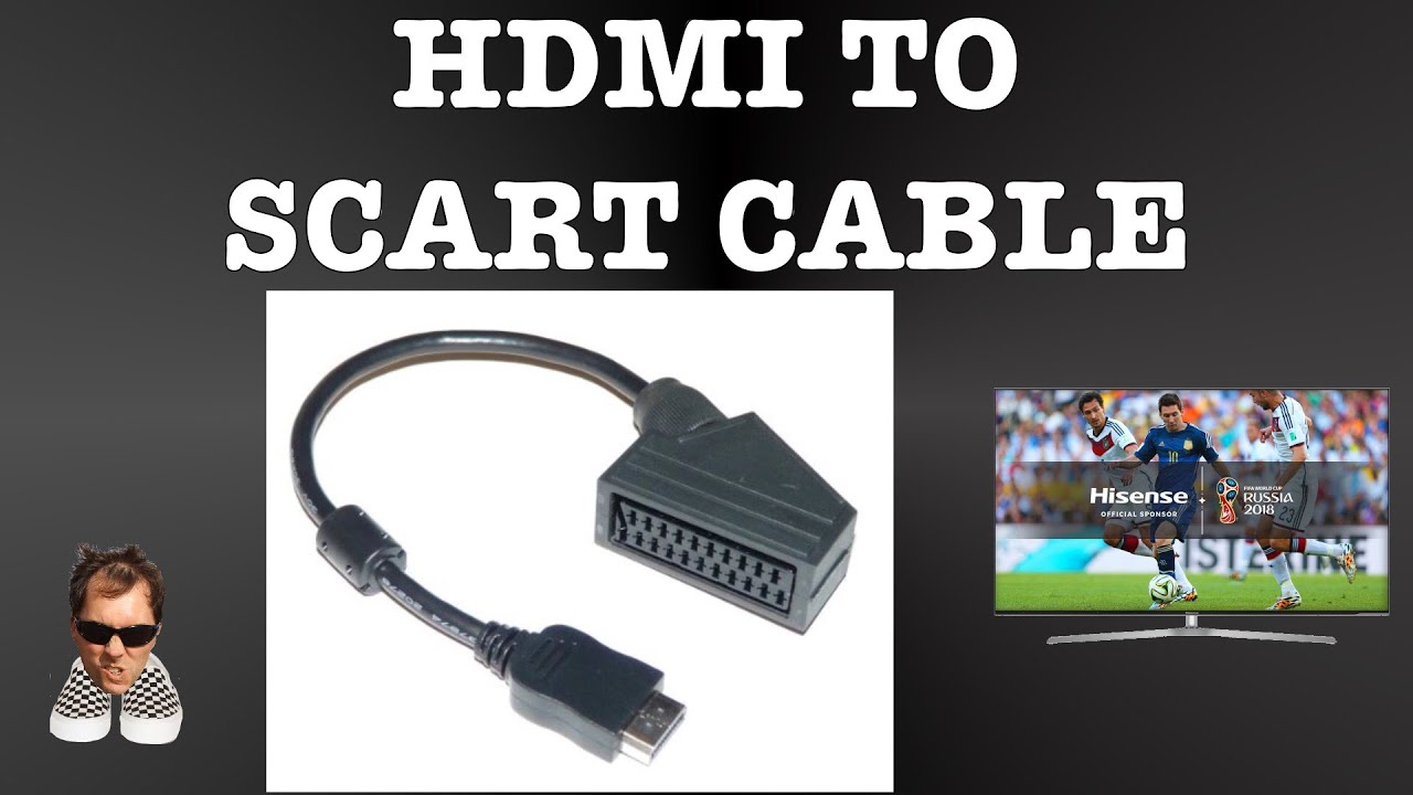 span fiets water HDMI TO SCART Cable - YouTube