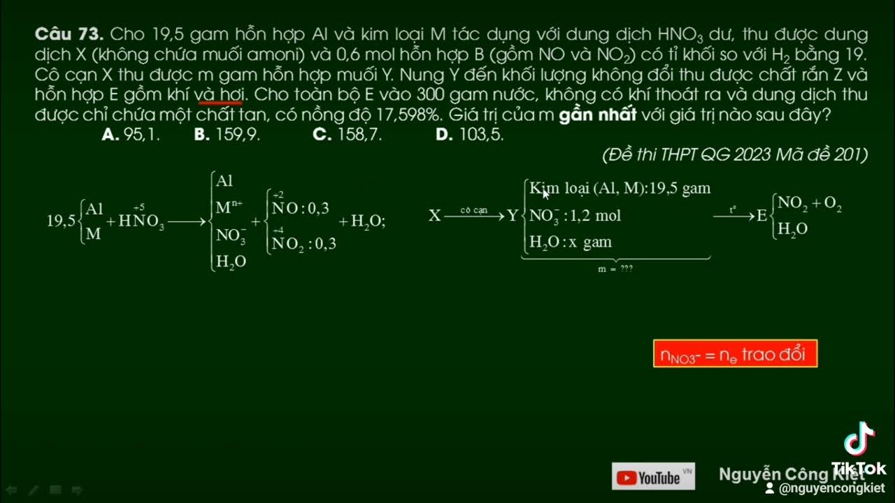 Cho 19 5 gam h n h p al v kim lo i m t c d ng v i dung d ch hno3 d 