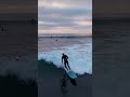 Greenish-Blue Board on a good Sunset Ride in Pacific Beach San Diego 12/12/25