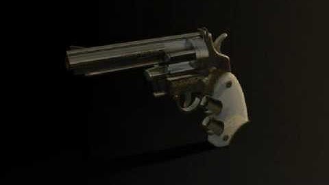 3DS Max Gun (Revolver)