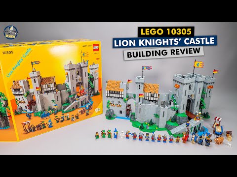 LEGO 90th Anniversary 10305 Lion Knights' Castle detailed building review